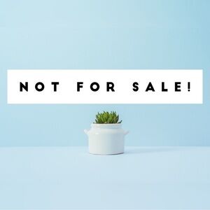 Not For Sale